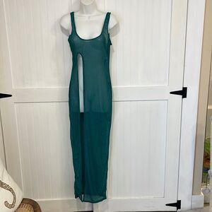 ICONSWIM phoenix, green beach dress/coverup size M